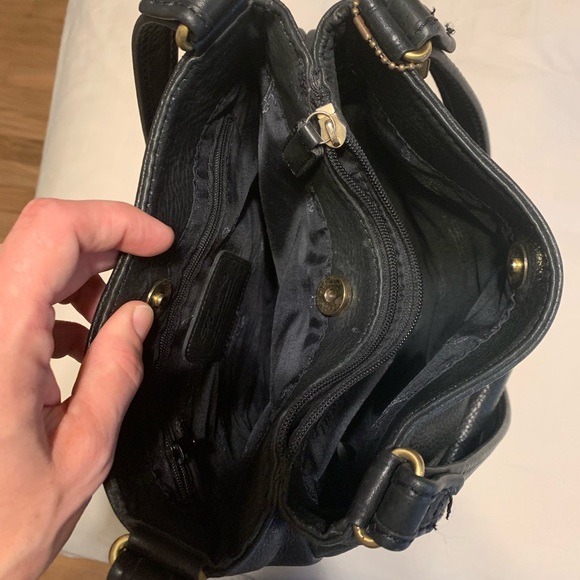 Fossil black leather bag - Picture 3 of 8